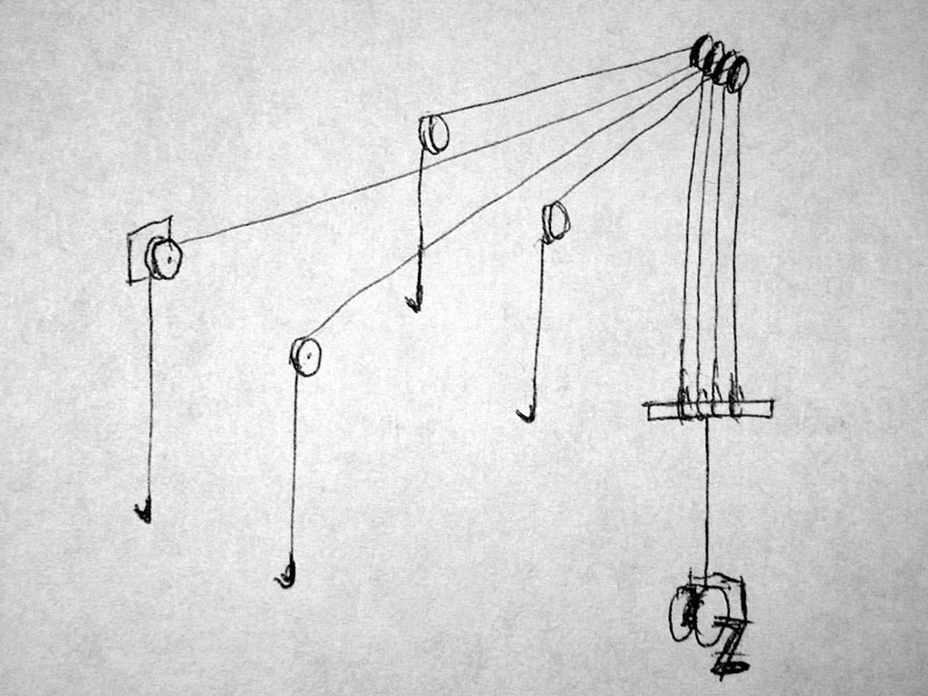 four point pulley system