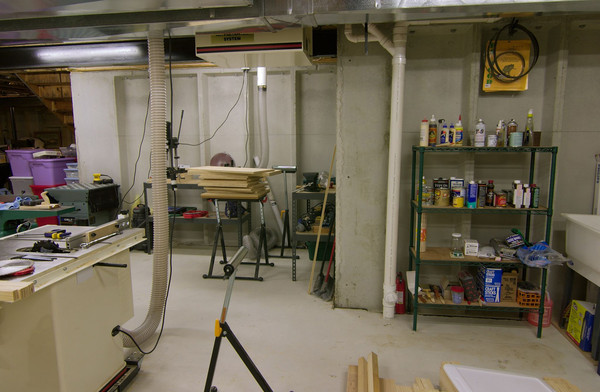 Woodworking Shop In Basement With Model Innovation ...